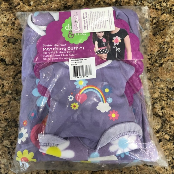 Dollie & Me Other - New pj set with matching doll pjs